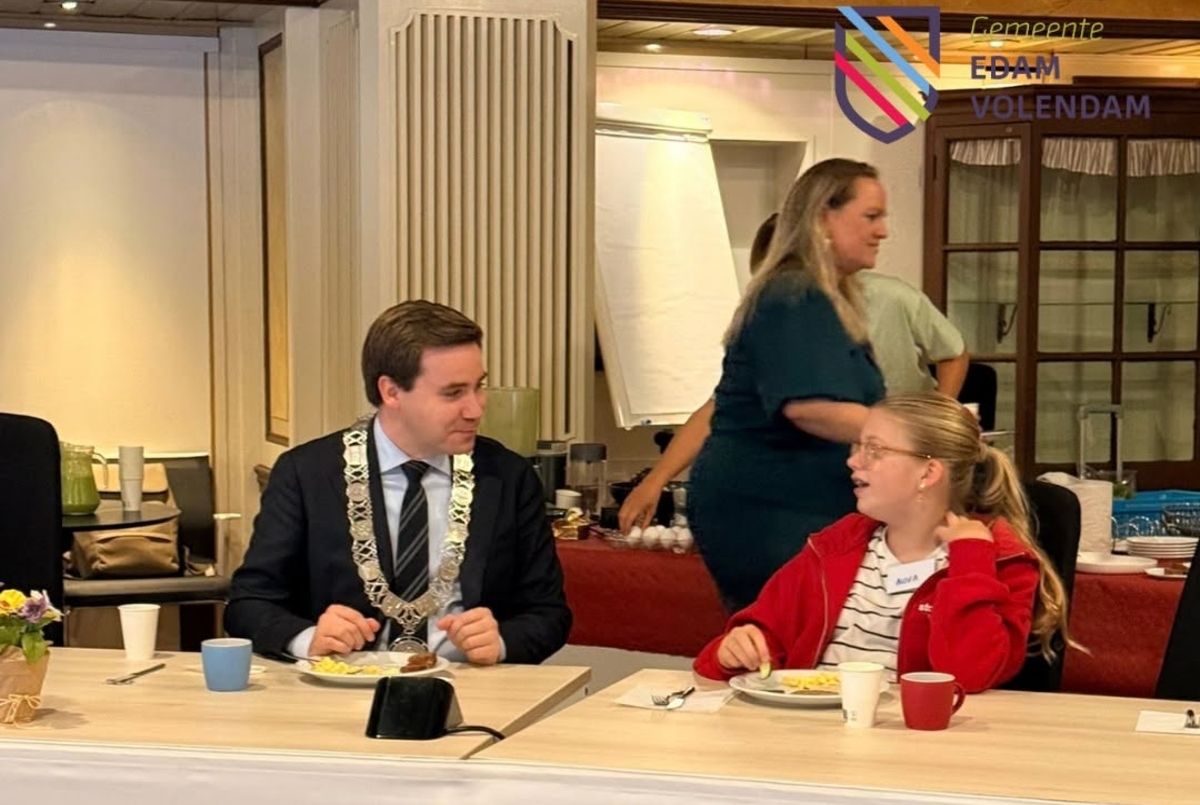 Burgemeestersontbijt met OBS De Koningsspil