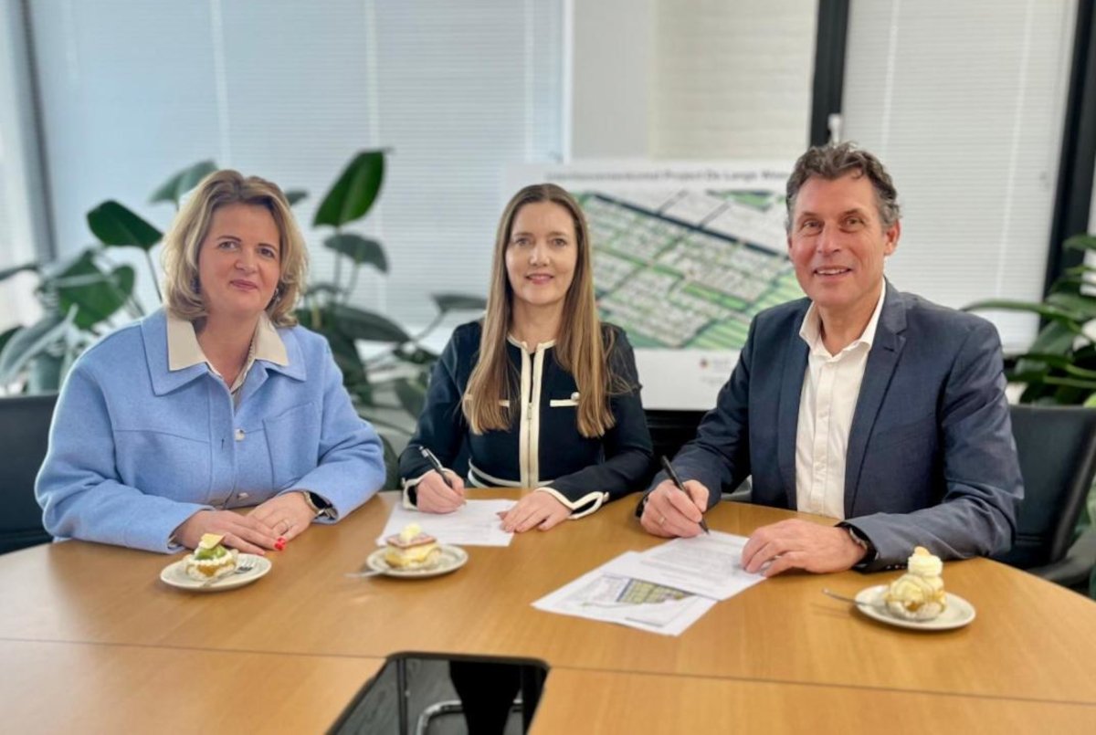 Intentieovereenkomst woningbouw De Lange Weeren ondertekend