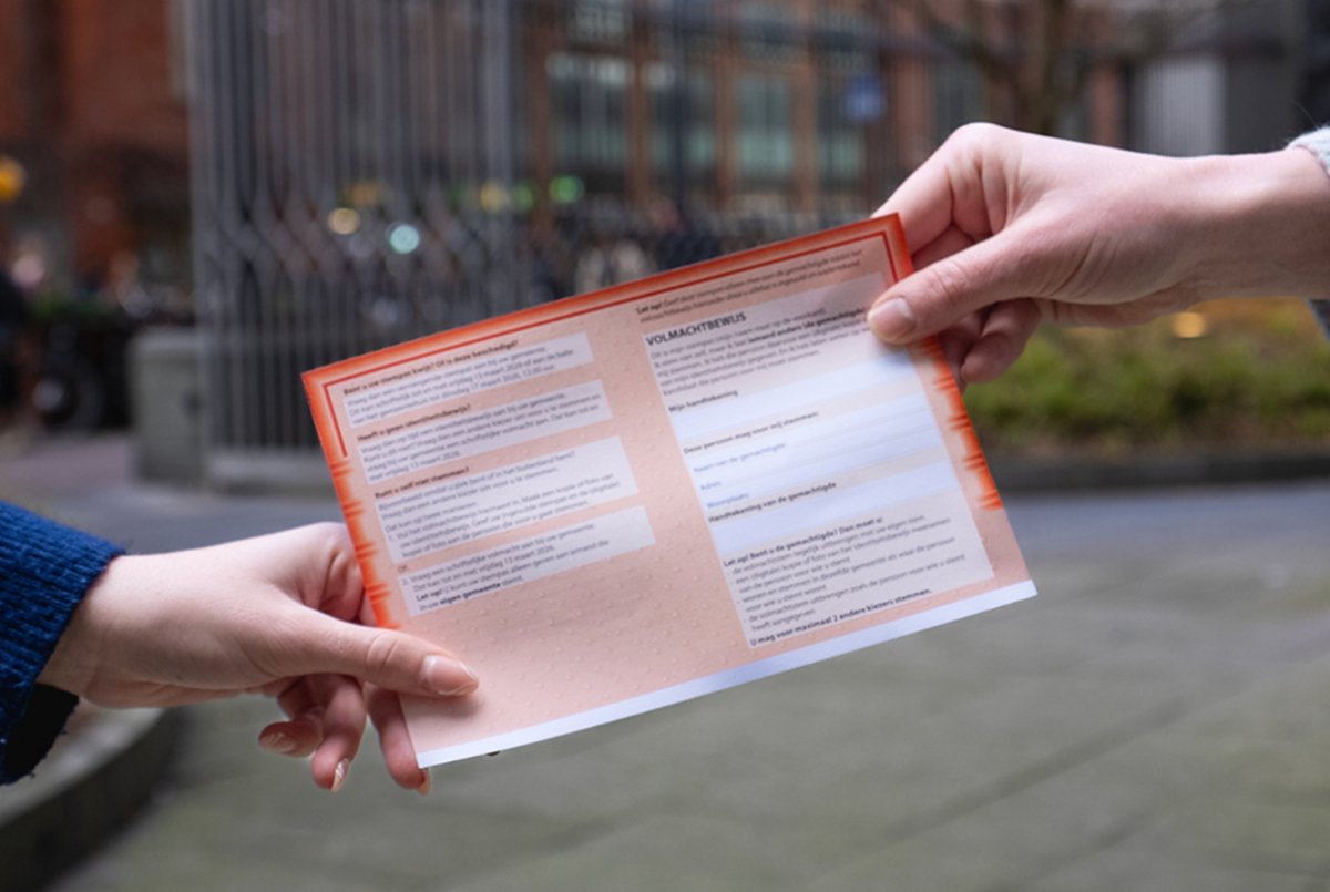 Geen stempas ontvangen? Vraag een vervangende stempas aan