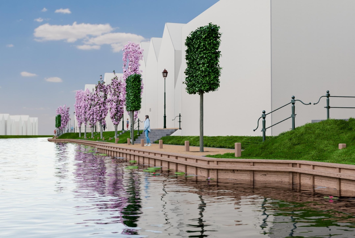 Herinrichting kade Baandervesting