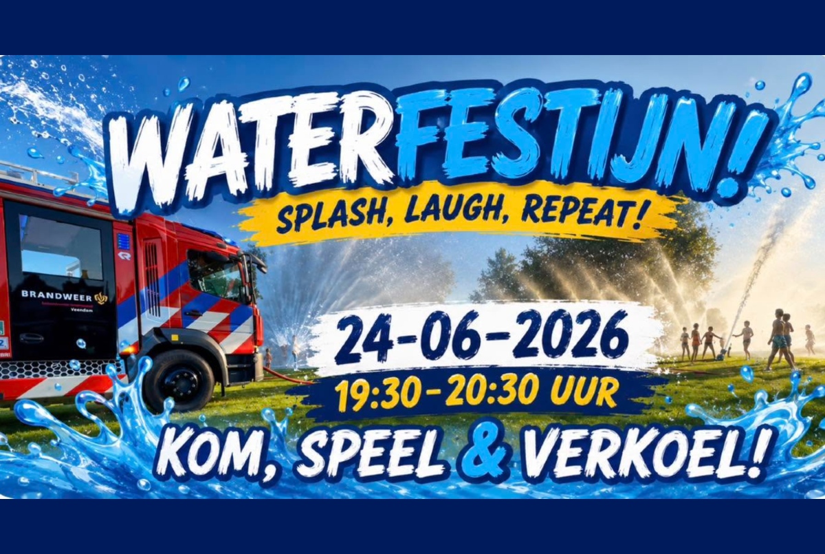Brandweer organiseert waterfestijn op het Sobbeland
