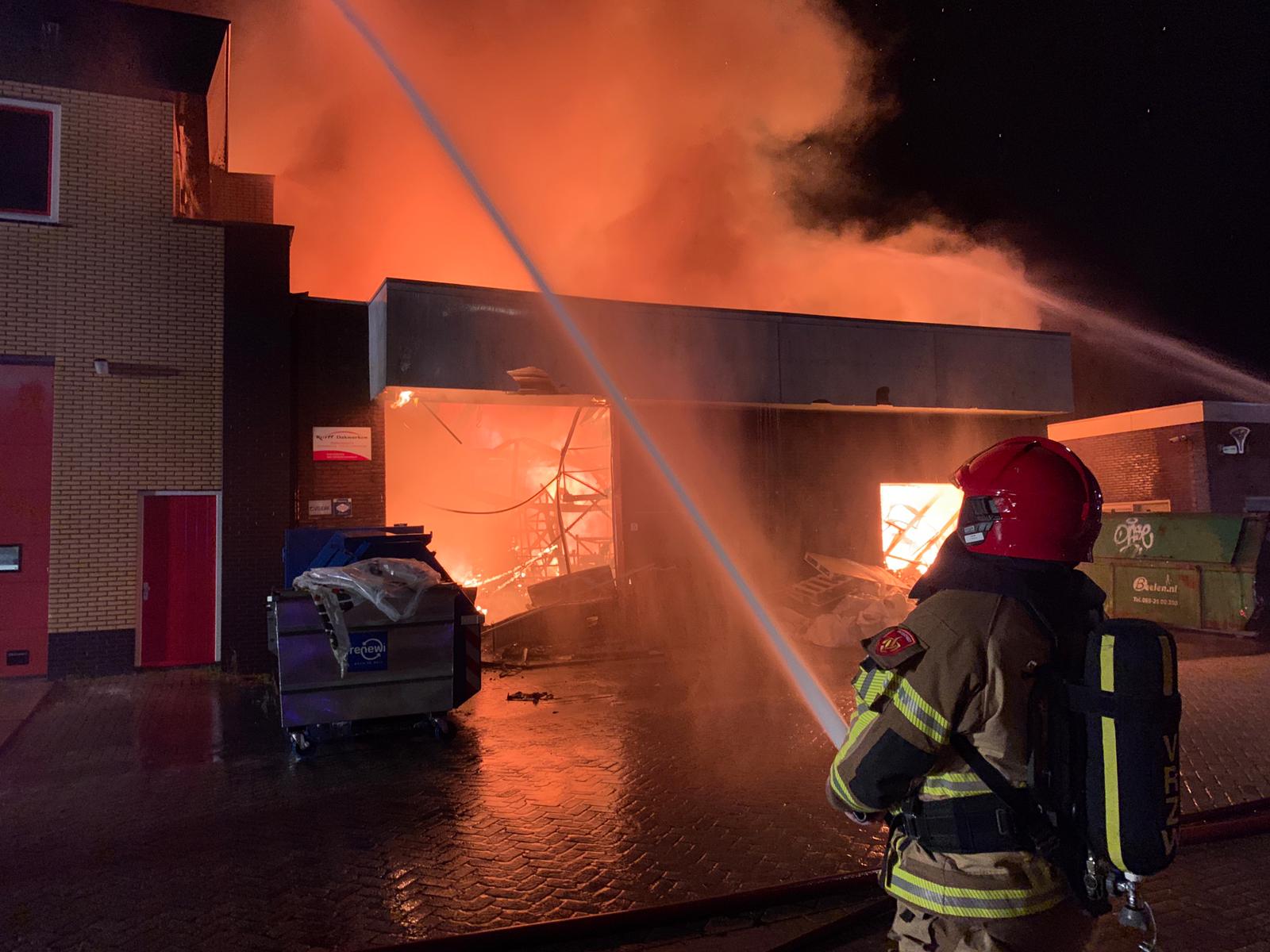 Een uitslaandebrand in de Dieselstraat.. ehm.