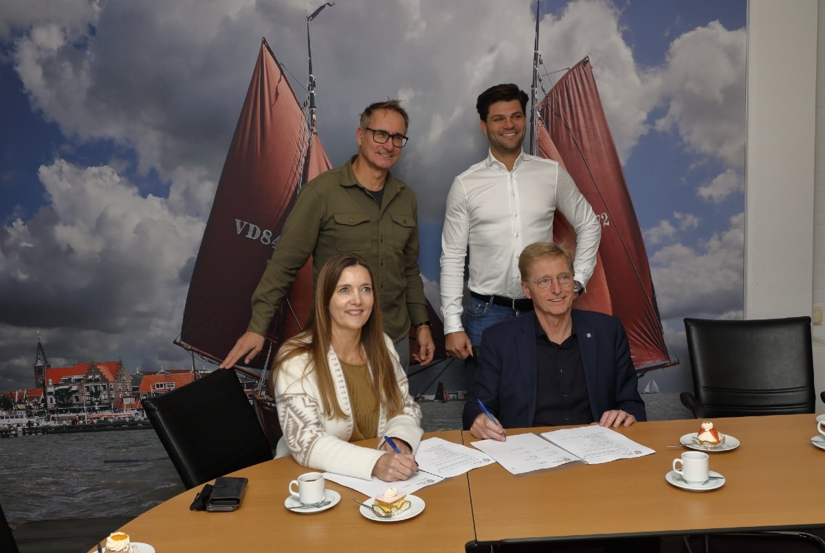 Gemeente Edam-Volendam tekent overeenkomst gebiedsontwikkeling Bokkingstraat